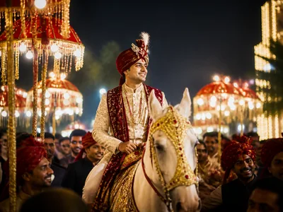 Baraat Lighting wedding service visual