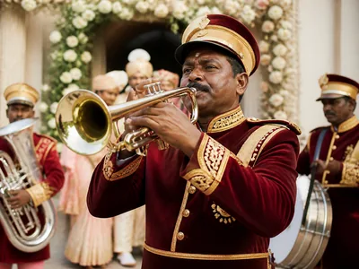 Brass Band wedding service visual