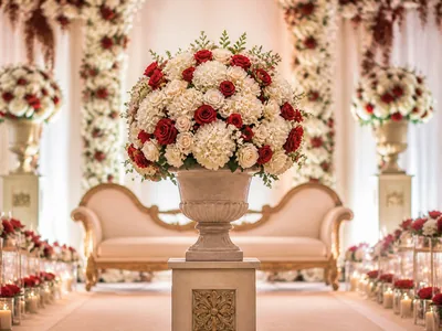 Bridal Floral Décor wedding service visual