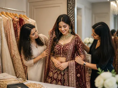 Bridal Outfit Assistance wedding service visual