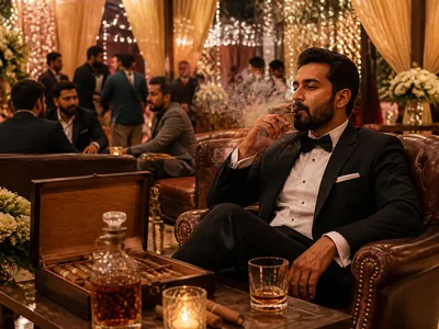 Cigar Lounge wedding service visual — Delhi Cigar Lounge wedding service visual