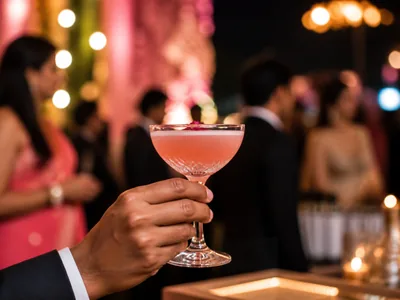 Cocktail wedding service visual