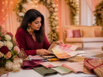 Colour Theme Development wedding service visual