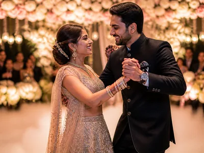 Couple Dance wedding service visual