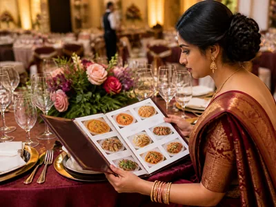 Customized Menu Planning wedding service visual