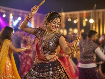 Dandiya Night wedding service visual