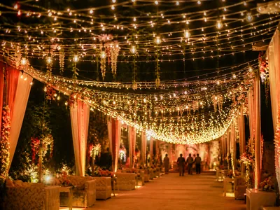 Decorative Lighting wedding service visual