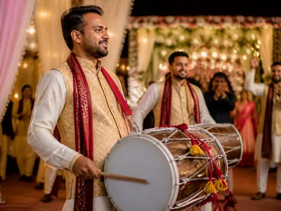 Dhol Players wedding service visual