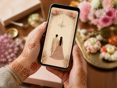 Digital Invitations wedding service visual
