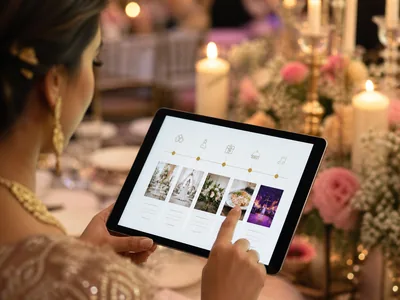 Digital Itinerary wedding service visual