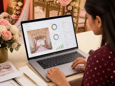 Event Dashboard wedding service visual