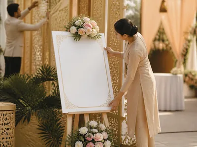Event Signage wedding service visual