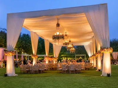 Fabric Structures wedding service visual