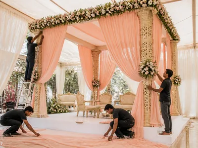 Fabrication wedding service visual