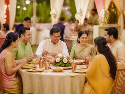 Family Dining wedding service visual