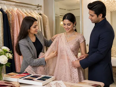Fashion Consultant wedding service visual