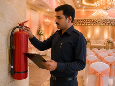 Fire Safety wedding service visual