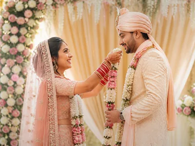 Floral Varmala wedding service visual