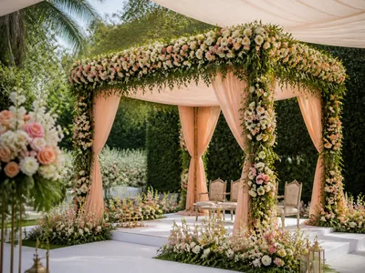 Floral Wedding Décor wedding service visual