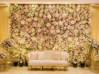 Flower Wall wedding service visual