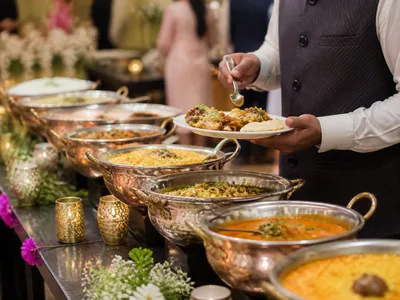 Food Presentation wedding service visual