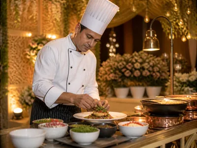 Gourmet Chef Experience wedding service visual