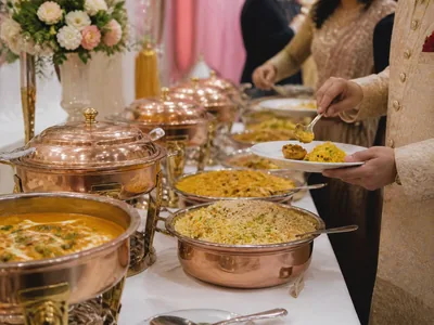 Gourmet Food wedding service visual