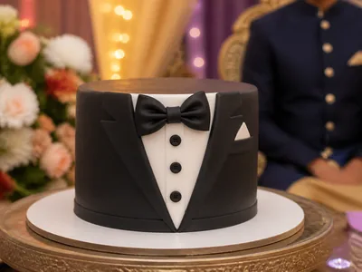 Groom Cake wedding service visual