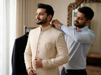 Groom Styling wedding service visual