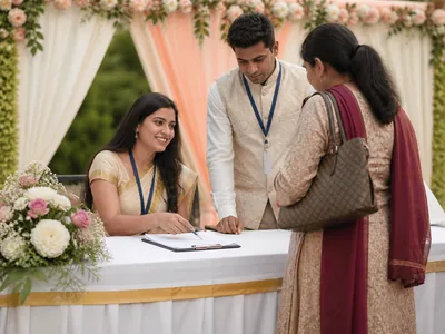 Guest Information Desk wedding service visual