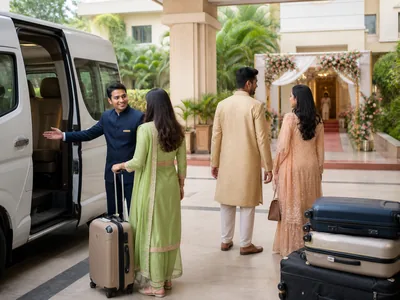 Guest Logistics wedding service visual