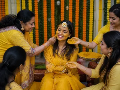 Haldi Ceremony wedding service visual