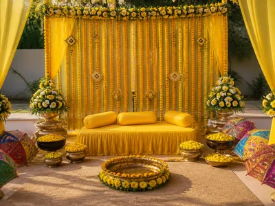 Haldi Décor wedding service visual