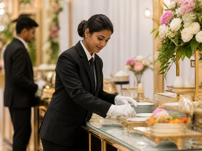 Hospitality Team wedding service visual