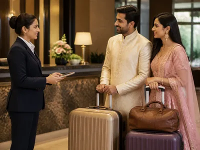 Hotel Checkout Assistance wedding service visual