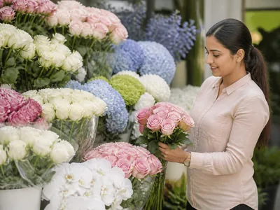Imported Flowers wedding service visual