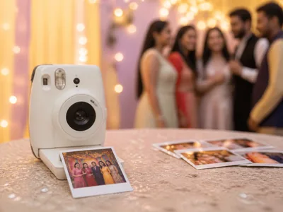 Instant Photography wedding service visual