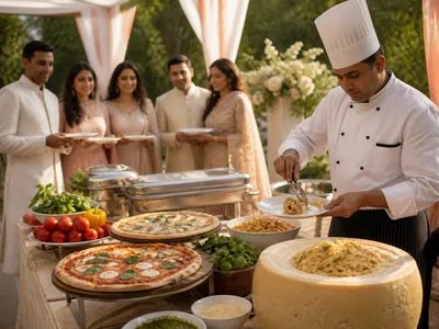 Italian Cuisine wedding service visual