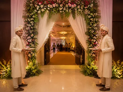 LED Entry wedding service visual