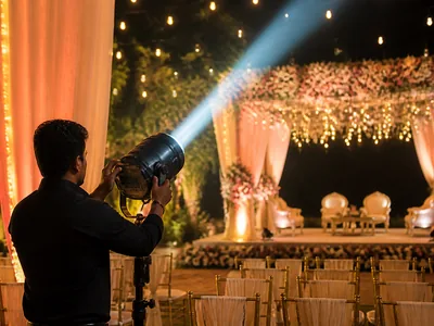 Lighting Production wedding service visual