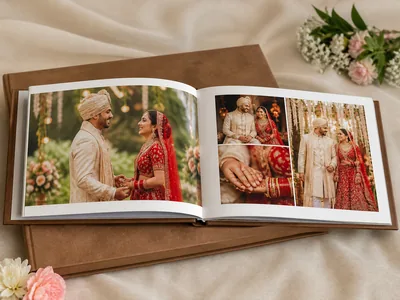 Luxury Albums wedding service visual