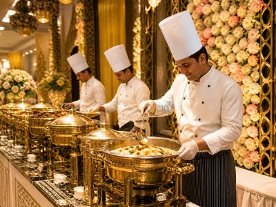 Luxury Catering wedding service visual