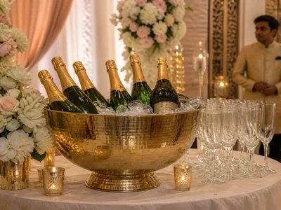 Luxury Champagne Experience wedding service visual