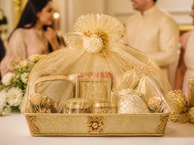 Luxury Hampers wedding service visual