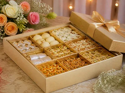 Luxury Sweet Boxes wedding service visual