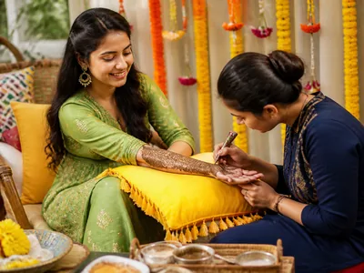 Mehendi Artist wedding service visual