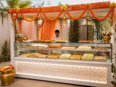Mithai Counter wedding service visual