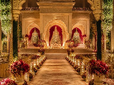 Palace / Royal Theme wedding service visual