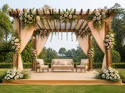 Pergolas wedding service visual