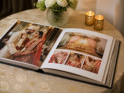 Photo Albums wedding service visual